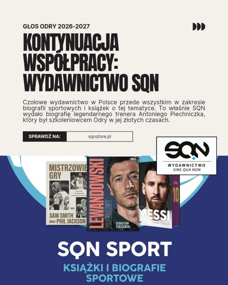 Wydawnictwo SQN działa dalej z „Głosem Odry”!